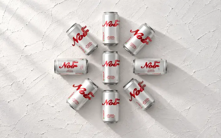 Formation: Eight cans, arranged.