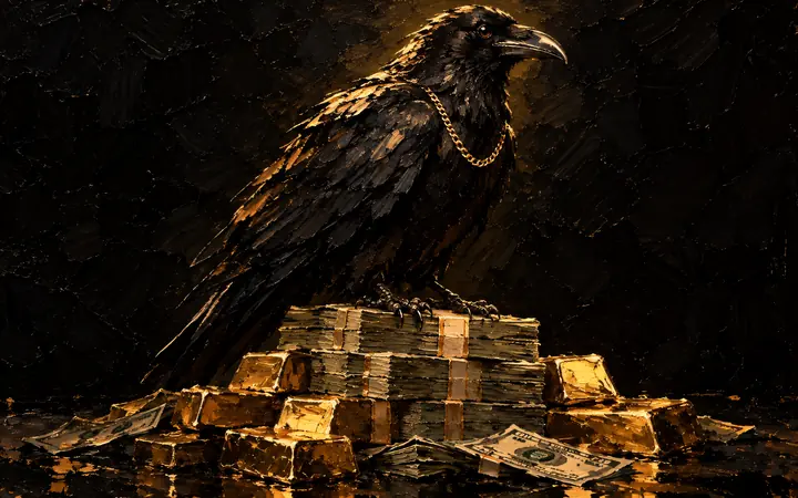 Raven's Share: Gold bars and a gold chain.